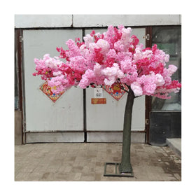 E07525 China Plastic Plants Indoor Large Big Golden Artificial Cherry Blossom Trees Decoration Ornamental Tree for Wedding d