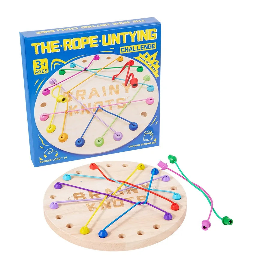 Ce Cpc 2025 New Rope Breaking Battle Challenge Puzzle Toy Knot Toy Children'S Rope Decoding Game Logic Training