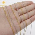 Wholesale Simple Basic Diy Ladies Fashion Gold Plated Stainless Steel Necklace Chain for Jewelry Making