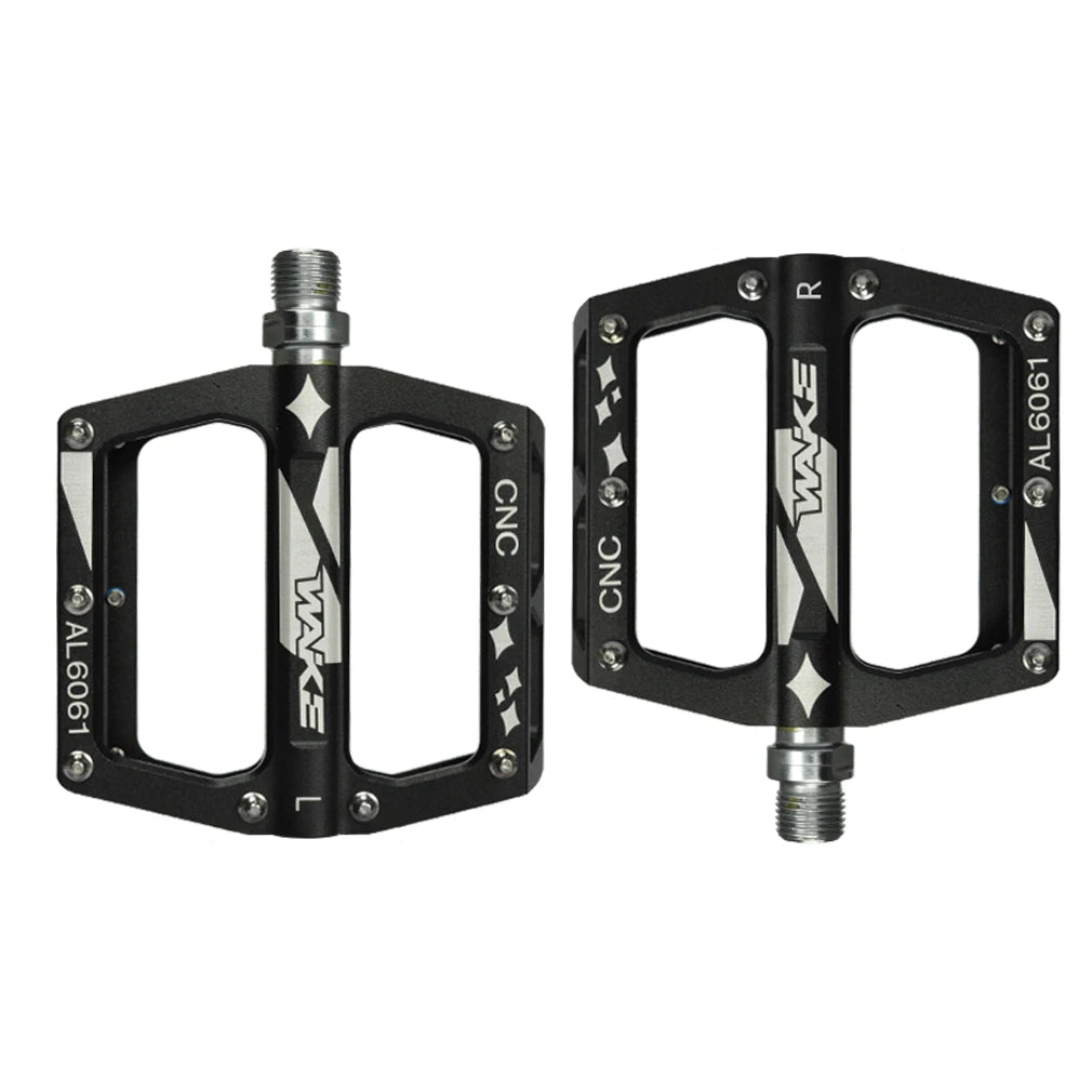 WAKE Aluminium Alloy Hollowed Riding Pedals for Road Bicycles and Kids' Bikes Bike Accessories Pedals
