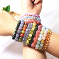 Hot Sales Natural Citrine Healing Stone Gemstone Colourful Crystal Bracelet for Woman Love Gift