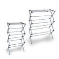Folding Laundry  Rack Use Outdoor Light Weight  Accordion Metal Standing Clothes Dryer  Hanger