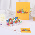 2025 New Design 3D Pop-up Birthday Gift Style Colorful Greeting Card to Blessing Friend Best Wishes Used of Birthday