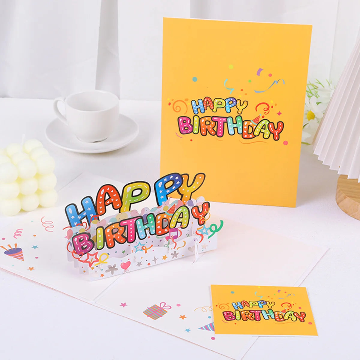 2025 New Design 3D Pop-up Birthday Gift Style Colorful Greeting Card to Blessing Friend Best Wishes Used of Birthday