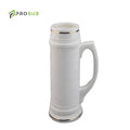 Prosub Gold Edge Trim DIY Printing Blank 22oz Coating Ceramic Sublimation Eco-Friendly Contemporary Hand Grip Beer Mug