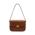 Famous Brand Luxury Genuine Leather Purse and Handbags Ladies Shoulder Bags Real Cowhide Shoulder Designer Women Bag