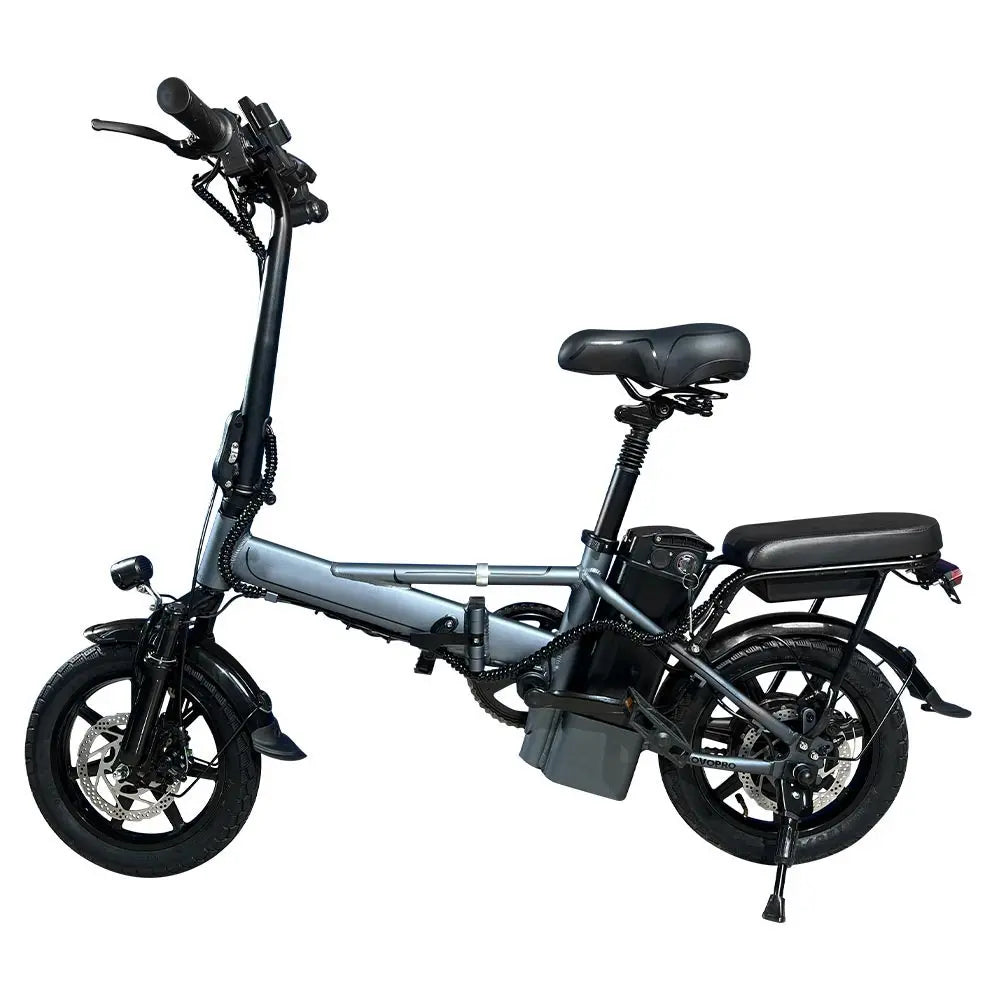 AOVOPRO 450W Electric Folding Scooter 14 Inch Battery-Powered Adult Bike 48v Voltage Central Motor Hot Sell Steel Aluminum Alloy