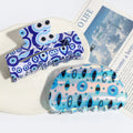 Cross Border Hot Fashion Personality Punk Laser Demon Eye Geometric Acetic Grab Clip All Hair Clip Hair Accessories