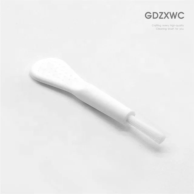 All Products Under One Dollar 65-mm Mini Hole Cleaning Brush White Nylon Bristles Simple Home Gadgets Unique Items for Daily Use