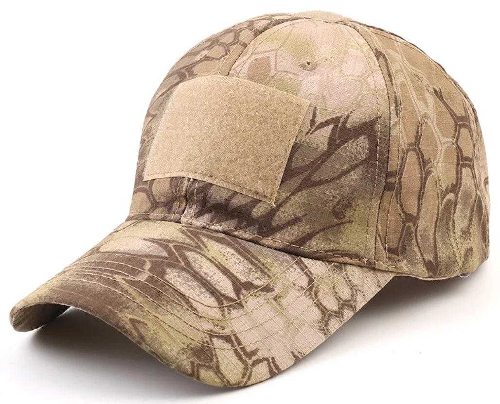 Outdoor Hiking Hunting Jungle New Patch Black Men Camouflage Baseball Headgear Custom Tactical Name Tag Hat