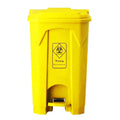O-Cleaning100L Outdoor Plastic Hands-Free Trash/Garbage ContainerStep-on Pedal Trash/Garbage Can With Lid for Street/Patio/Park