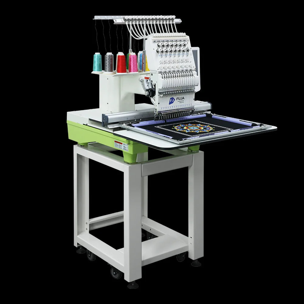 FUJA 15 Colors Single Head Computer Embroidery Machine Prices