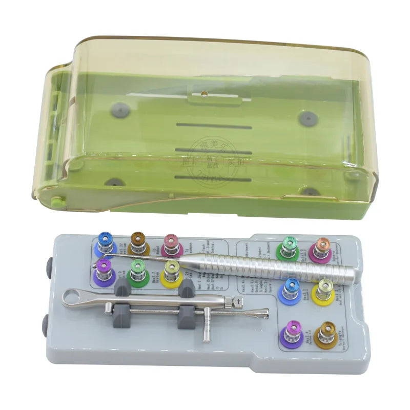 Dental Implant Instrument Composite Restoration Set Hand Driver Repair Tools Screwdriver Kit