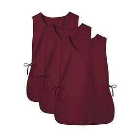 Unisex Double-Sided Cobbler Apron with Pockets Wholesale for Cleaning Smock Cooking Hospital Nurse Woven Fabric