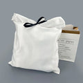 Wholesale Custom White Fancy Matt Satin Gift Packaging Dust Bag With logo for Wig Handbags Shoes