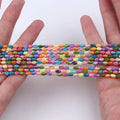 Hot Sale DIY Fashion Oval Dyed Shell Jeweley Beads More Colors for Choice 3x5mm Approx 38cm 1622307