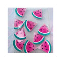 100Pcs/Lot 28*29MM Resin Summer Watermelon Fruit Slice Artificial Flatback Cabochons DIY Craft Embellishment Jewelry Findings