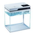 For Yee Smart Ultra White Glass Fish Tank Eco-Friendly Self-Recycling Filter Small Home & Living Room Desktop Aquarium.