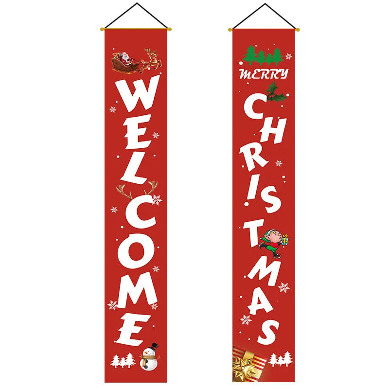 Factory Wholesale  Provides Customized Sizes for Holidays logo Door Curtains