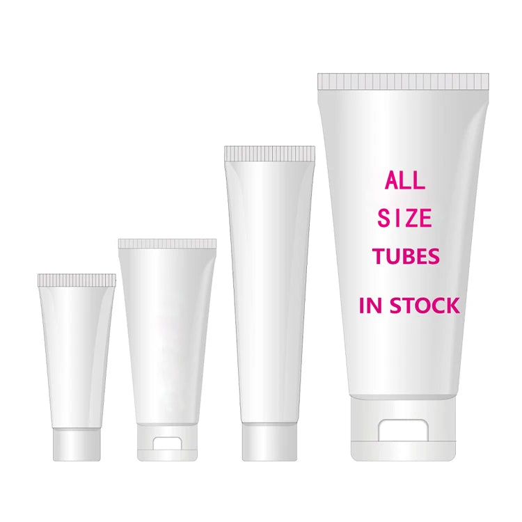 3g 5ml 10ml 15ml 20ml 30ml 40ml 50ml 60ml 80ml 100ml 120ml 150ml 200ml Cosmetic Packaging Empty Lotion White Cream Squeeze Tubes