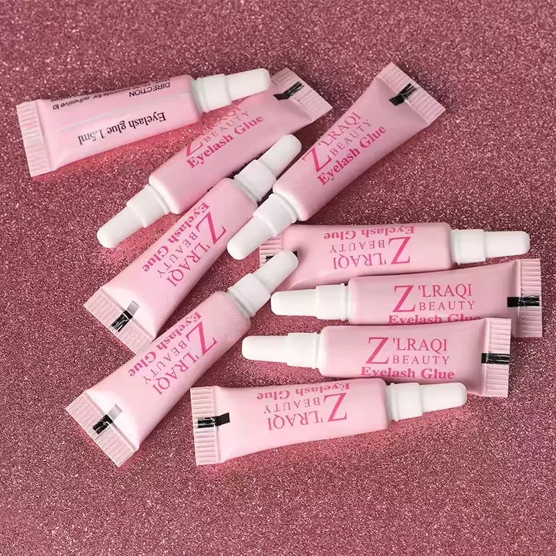 Korea Private Label Eyelash Extension Glue Oem 0.5-1 Sec Fast Drying Extension Adhesive Clear and Black Lashes Glue