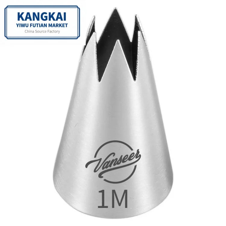 304 Stainless Steel Nozzle Cake Baking Piping Tips Cake Decorating Pastry Tools 1 M Nozzles Piping Tip Sets Via Supplier Kangkai