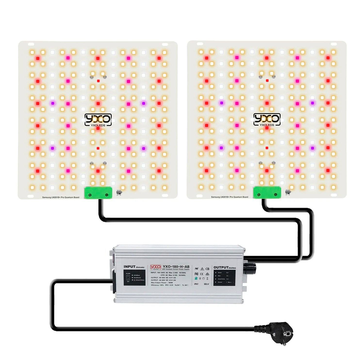Full Spectrum UV IR RED Grow Light Board LM281B+ PRO 180W LED Grow Light for Plant Seed Starting VEG BLOOM Grow