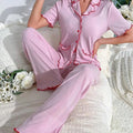 Trending Products 2025 New Arrivals Home Custom Pijamas Women Bamboo Pajamas