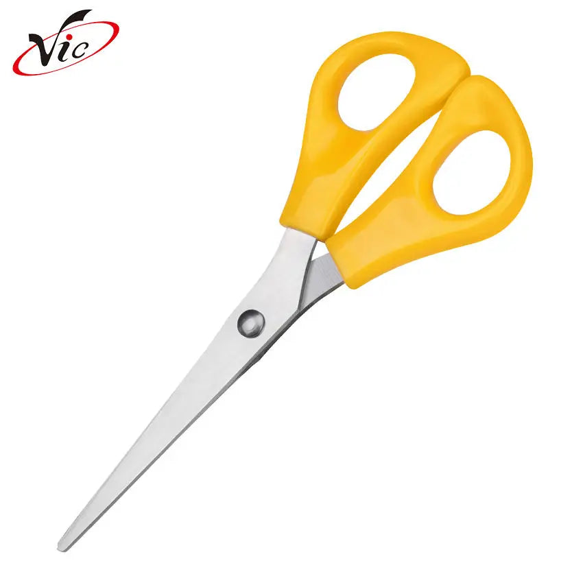 Vic ABS Handle Safety Household & Office Scissors Stainless Steel Manual Paper Cutter for Students for Shearing