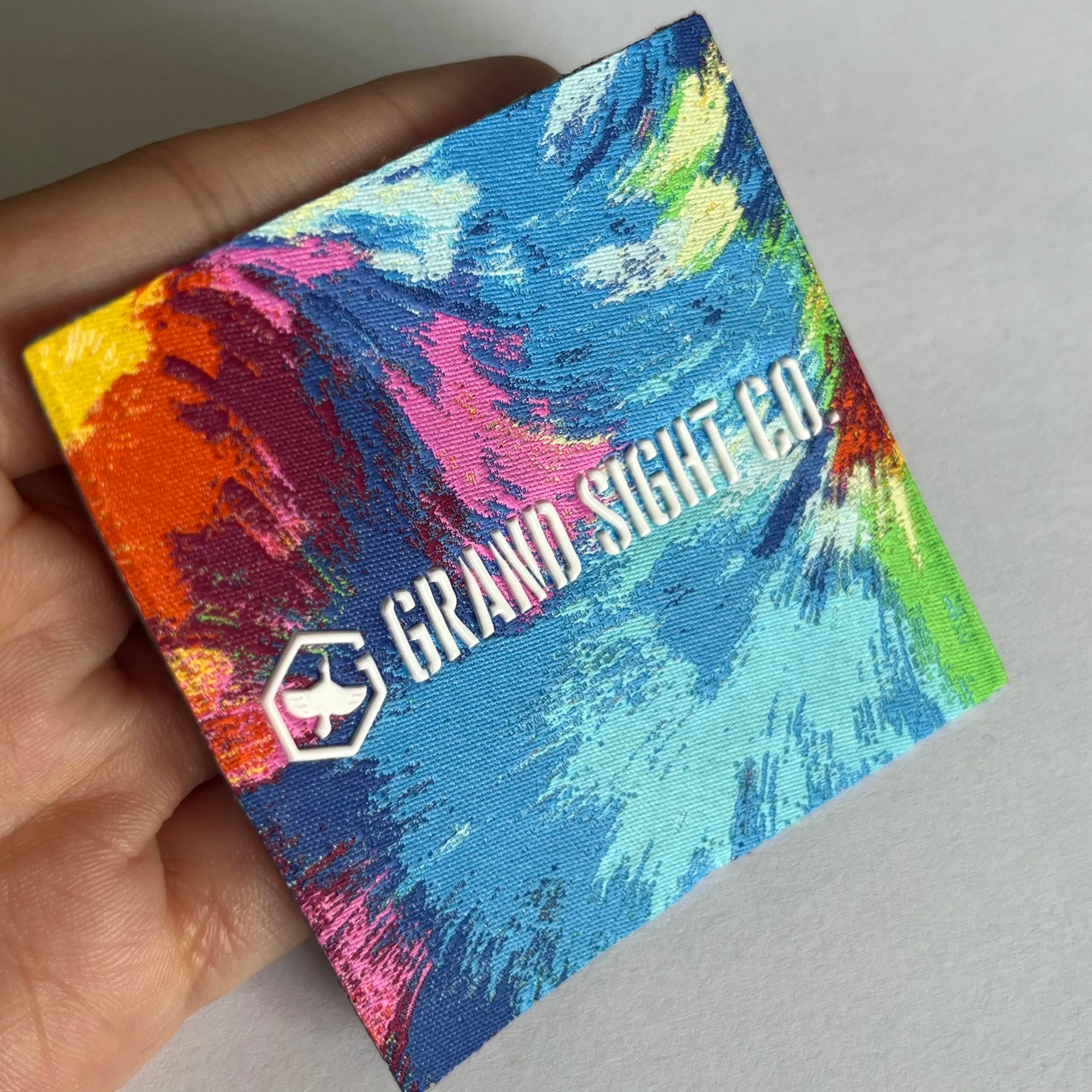 Garment Processing Accessories Eco-Friendly Heat Transfer Printed Labels Patches Embroidery Customized Woven Label for Bags