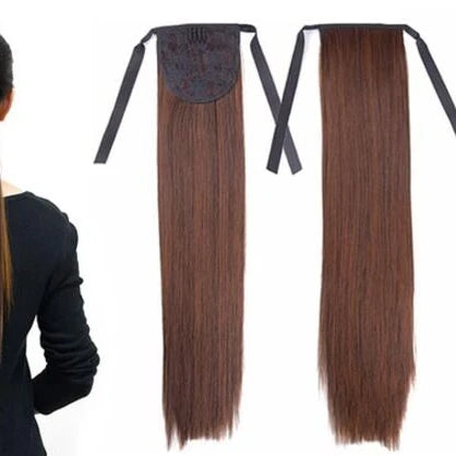 Wholesale Top Grade 12A 100% Blonde Remy Russian Machine Skin Weft Ponytail Double Drawn No Shedding Hair Extensions