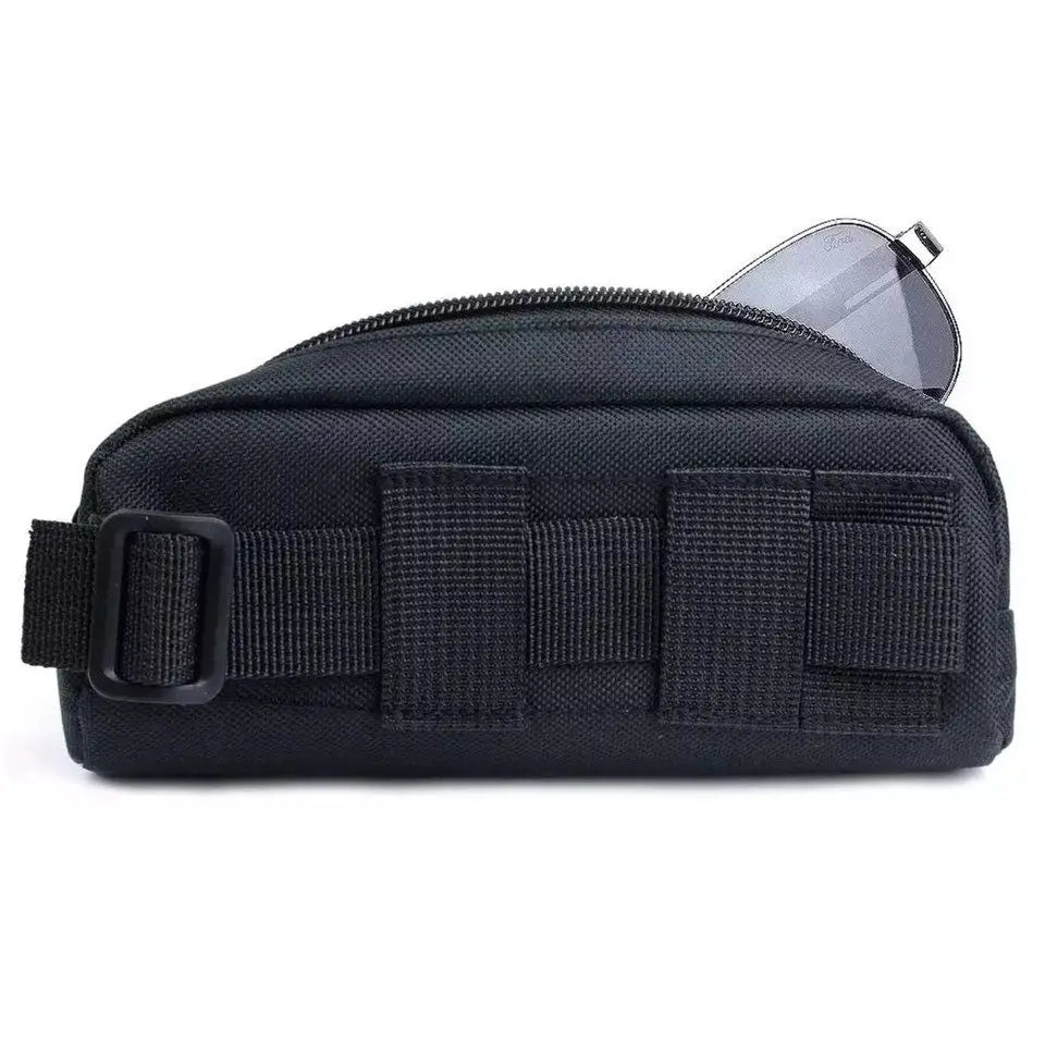 Portable Molle Sunglasses Case Eyeglasses Bag Tactical Outdoor Shockproof Glasses Accessory Pouch