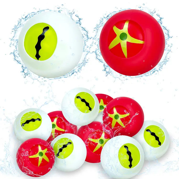 2024 Hot Sale Summer Outdoor Children's Throwing Water Toy Custom Luxury 24P Soft Silicone Water Polo for Kids