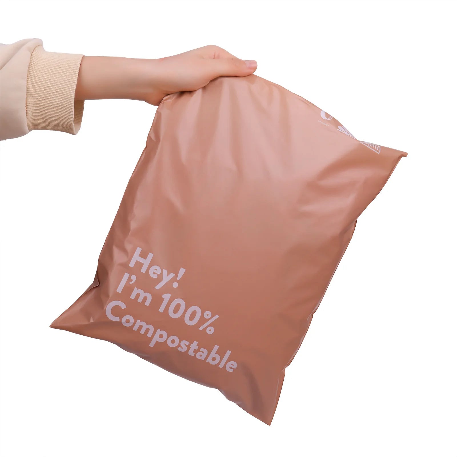 Custom Printed Plastic Film Packaging Bag 0.12mm Black Clothing Shipping Package Plastic Mailing Bags