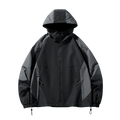 Men's Jacket Streetwear Hooded Outdoor Hip-hop Loose Casual Windbreak Bomber Men's Jacket Coat Waterproof Tops