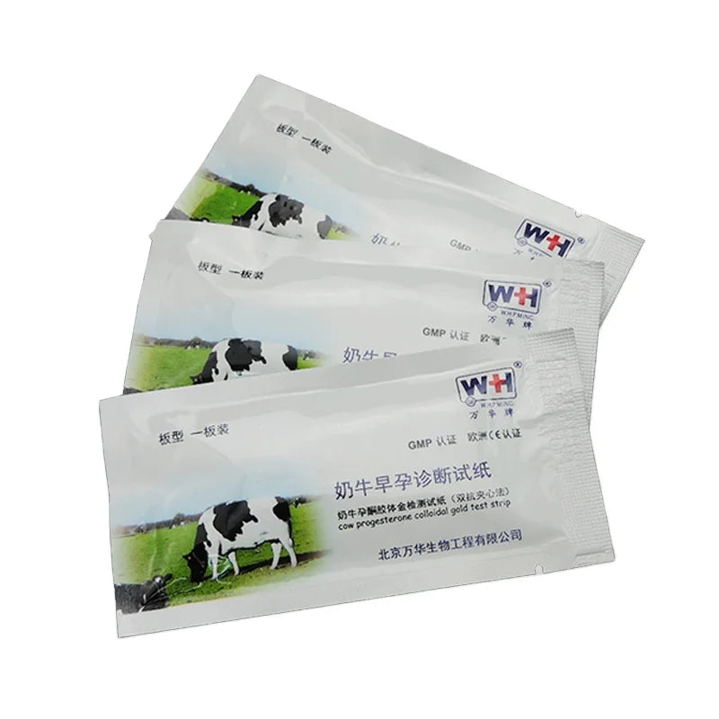 Animal Veterinary Instrument Cow Urine Pregnancy Test Strips Disposable Bovine Cattle Early Pregnancy Diagnostic Test Paper