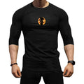 Customized Logo Breathable Quick Dry Running T-Shirts Compression Training Wear Fitness Gym Long Sleeve T Shirt for Men
