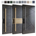 Foshan Yohome Wholesale European Exterior Doors Modern Front Keyless Entry Door Lock Large Main Pivot Door MegaBDM