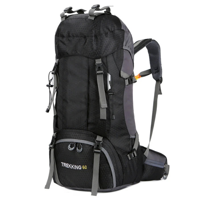 IRONDOENKY 60L Hiking Bag for Outdoor Travel Multi-purpose Bag Large Capacity Hiking Travel Bags Camping Backpack
