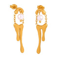 China Manufacturer Wholesale Quality Trendy Brands Stainless Steel Gold Plated Earrings for Women