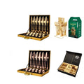 Hot Sale Luxury Gold Flatware Set Restaurant Stainless Steel 24pcs Cutlery Set With Case