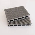Garden Terrace Interlock Anti-Slip Brushed WPC Decking Outdoor Waterproof Floor with 5 Year Warranty and Double Colors