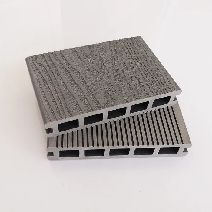 Garden Terrace Interlock Anti-Slip Brushed WPC Decking Outdoor Waterproof Floor with 5 Year Warranty and Double Colors