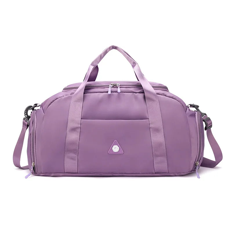 Large Capacity Lightweight Waterproof Stylish Sport Duffel Bag Unisex Weekend Portable Travel Gym Polyester Zipper