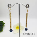 Hawaiian Earrings Long Gold Earrings Jewelry Earrings