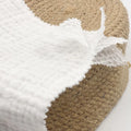 Shaoxing Manufacturer Oeko Roll Summer Antipilling Natural Baby Bleach White Cotton Muslin Blanket Four 4 Layer Gauze Fabric