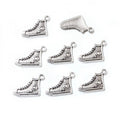 50pcs 12x17mm Antique Silver Plated Shoes Charms Pendant Cute DIY Jewelry Making Accessories Findings Necklace Bracelet
