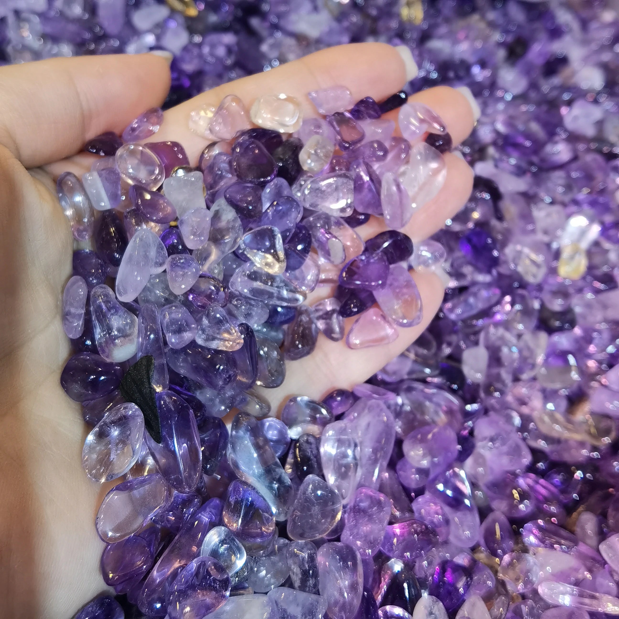 Wholesale Bulk Reiki Rough Natural Raw Rocks Ametrine Tumbled Gravels Gemstones and Crystals Healing  Specimens Stones Craftss g