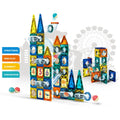 97pcs Fancy DIY Assembled Magnetic Building Blocks Track Set Kids Magnetic Chip Marble Run Rolling Ball Building Blocks Toys