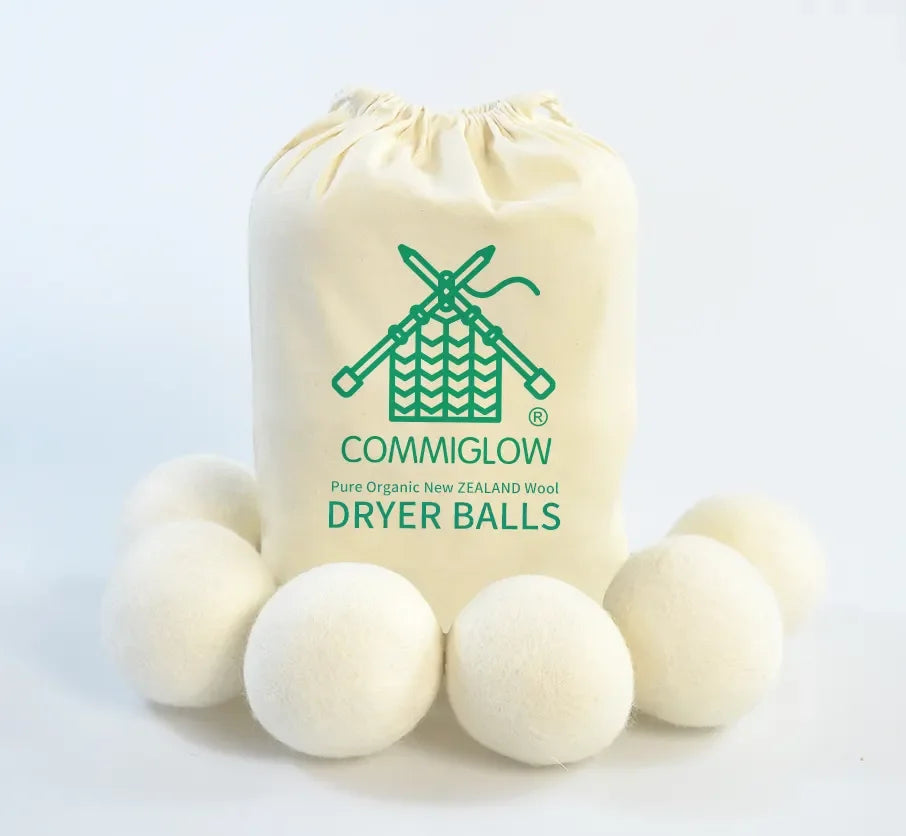 2025 New Zealand Wool Dryer Balls 6-Pack Eco-Friendly Private Label 100% Organic Nature Cleaning for Laundry Room 7cm Size
